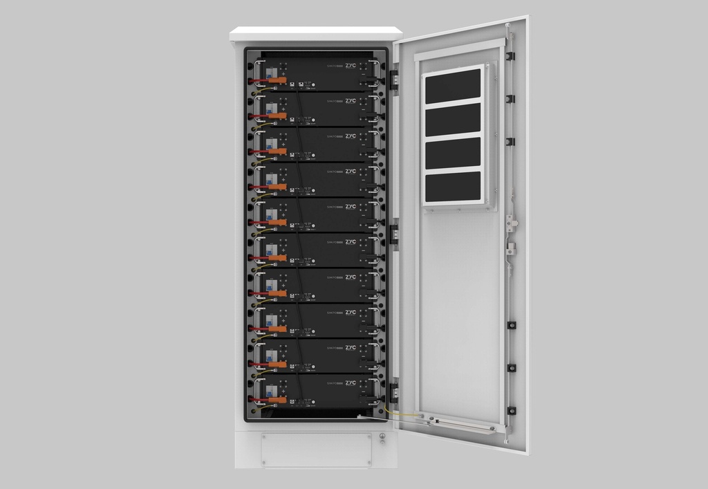 ZYC voorbedrade kast voor 10 modules - outdoor IP55