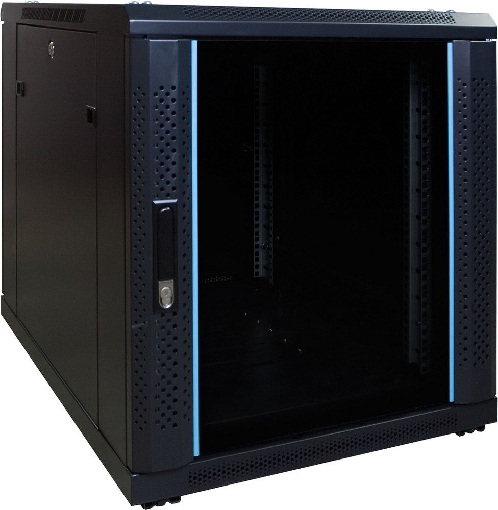 [PT-DS6612-MINI] 12U mini serverkast met glazen deur