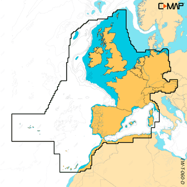 [SRM-EW-T-060-D-MS] C-MAP DISCOVER X - Central-West Europe