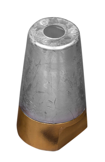 [TA00415AL] Radice propellermoer met conische aluminium anode