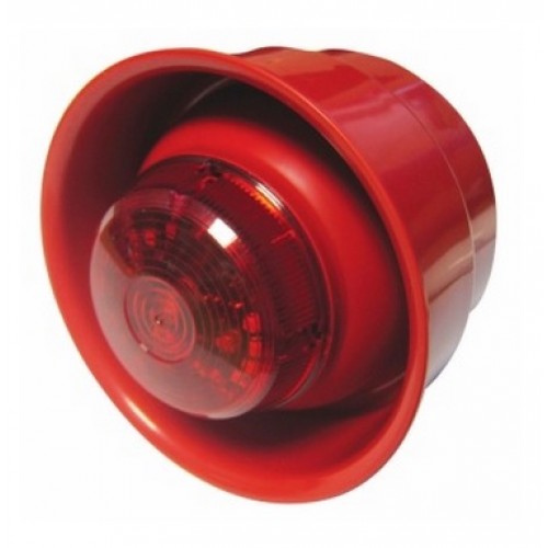 [SX1203] Flitslicht 24V Red Sounder/Red Led Beaco