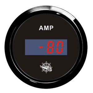Osculati digital ammeter w/shunt black/black