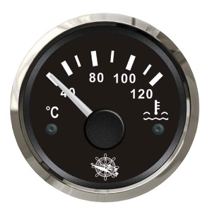 [EU27.321.08] Osculati water temperature gauge 40/120° black/glossy