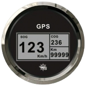 [EU27.781.03] Osculati speedometer compass mile counter GPS black